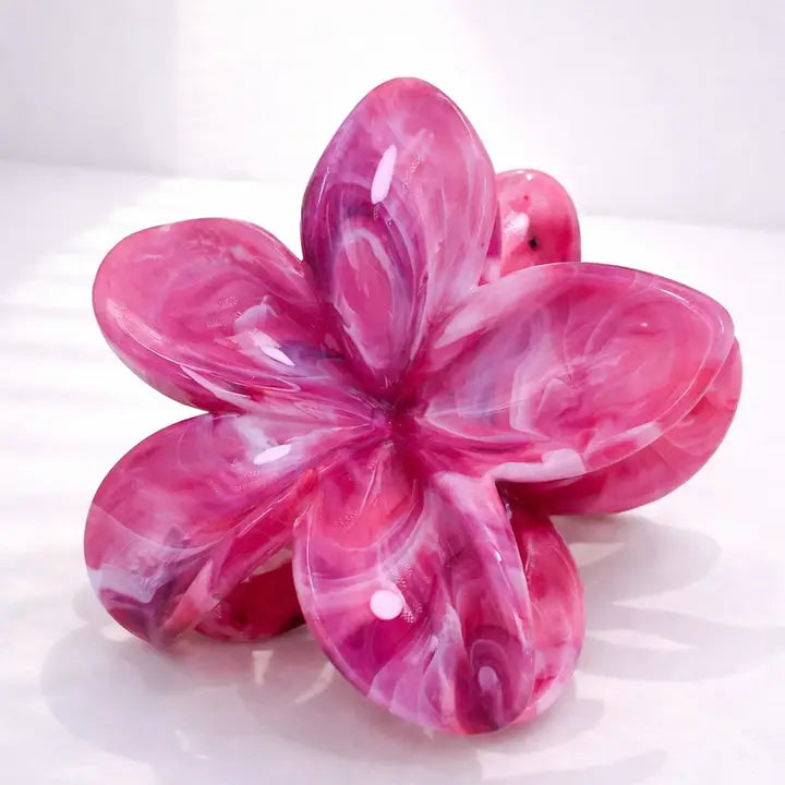 Blomsterhårspenne -rosa